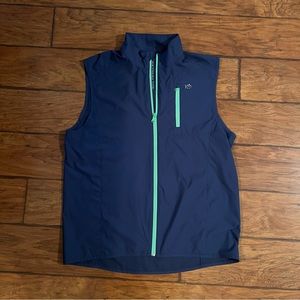Southern Tide Men's Blue Tide to Trail Packable Vest Size Large